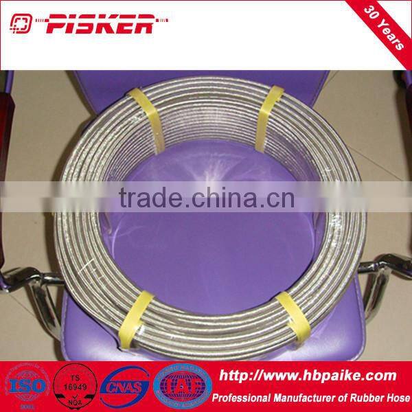 SAE 100R14,PTFE HOSE Teflon Hose With Stainless Steel Wire Braided 1/8"-1"