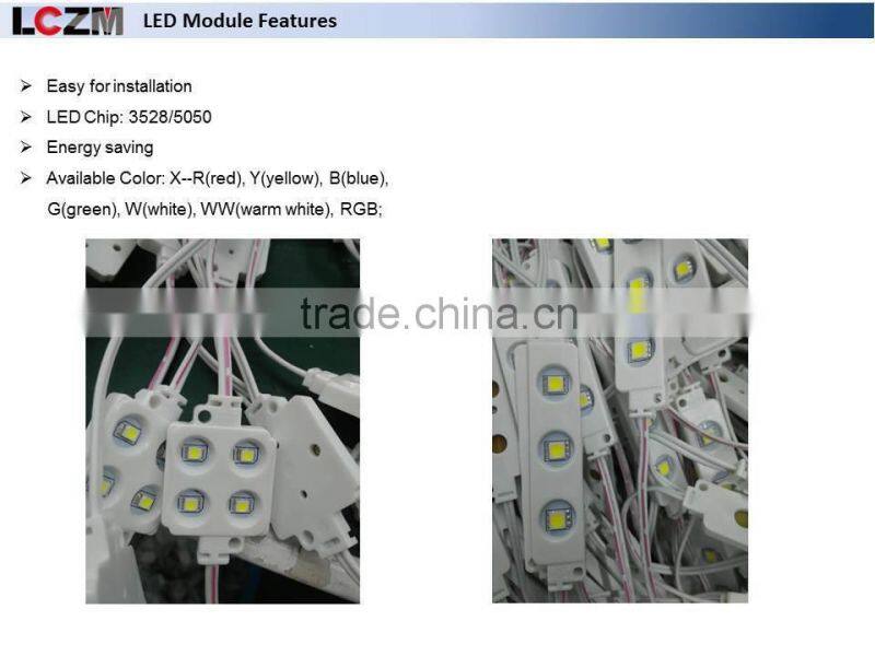 Decoration Display IP65 waterproof injection LED module lighting