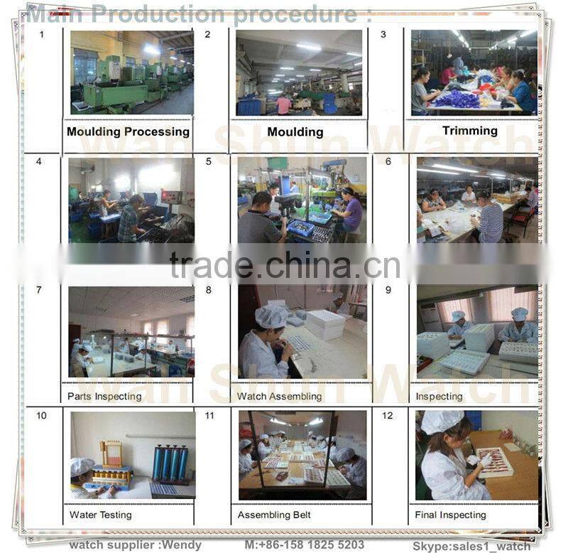 shining golden color wristhand women watch