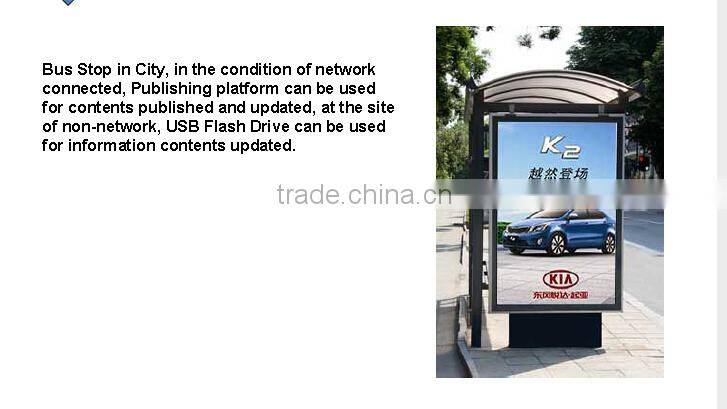 New invention small outddor de led P6 advertising led sign one whole body design