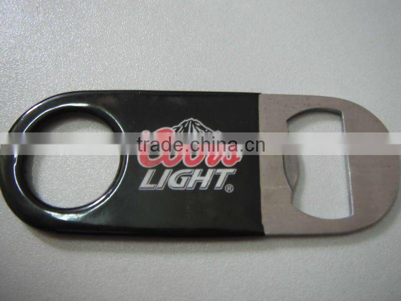 stainless steel wine corkscrew, flat bottle opener