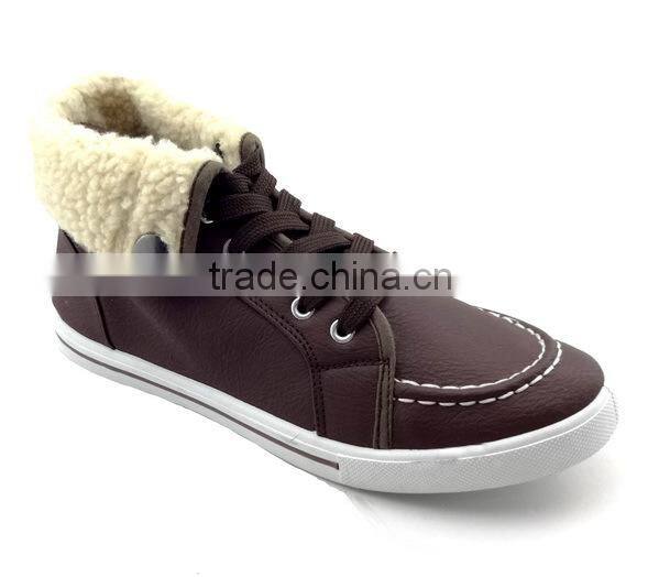 high ankle leather shoes for men