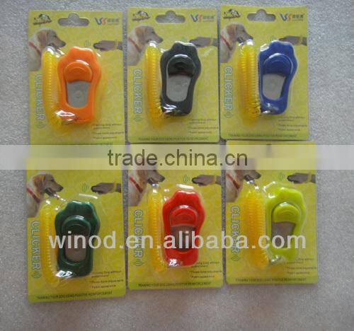 Plastic dog training clicker pet training clicker