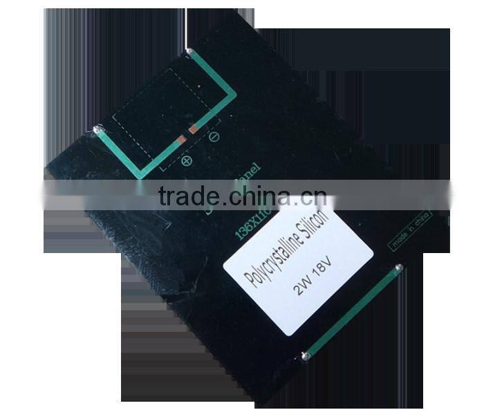 OEM 2.0W 18V Small size pet laminated mini solar panel