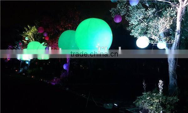 electric run show inflatable standing balloon,led inflatable helium balloon with standing