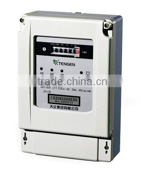 Made in China Single Phase Three Phase Electric Energy Meter DTS256 electrical meter