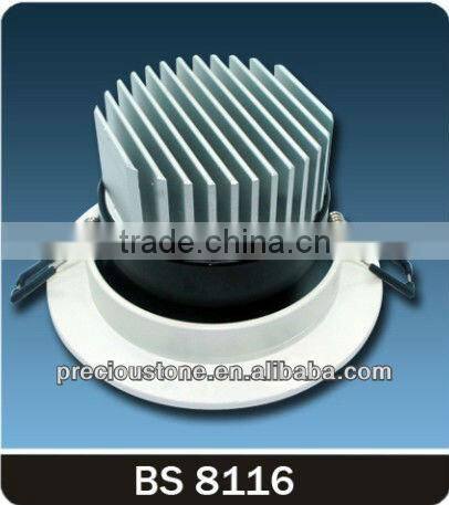 Round 9W aluminum home LED light