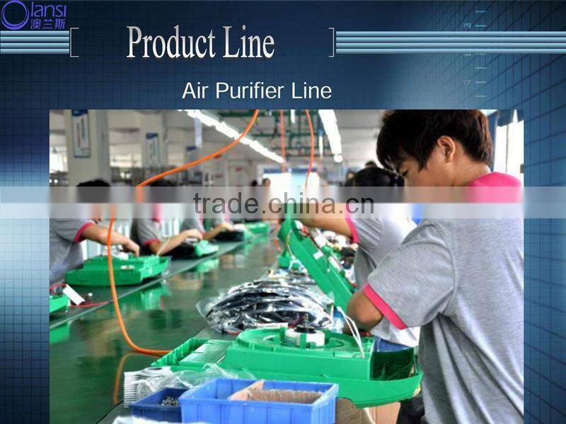 Improve air quality release anion air purifier hepa filter with 6 stage filters