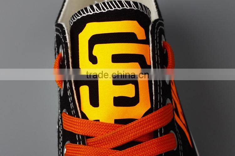 2015 hot sales high quality printed canvas shoes