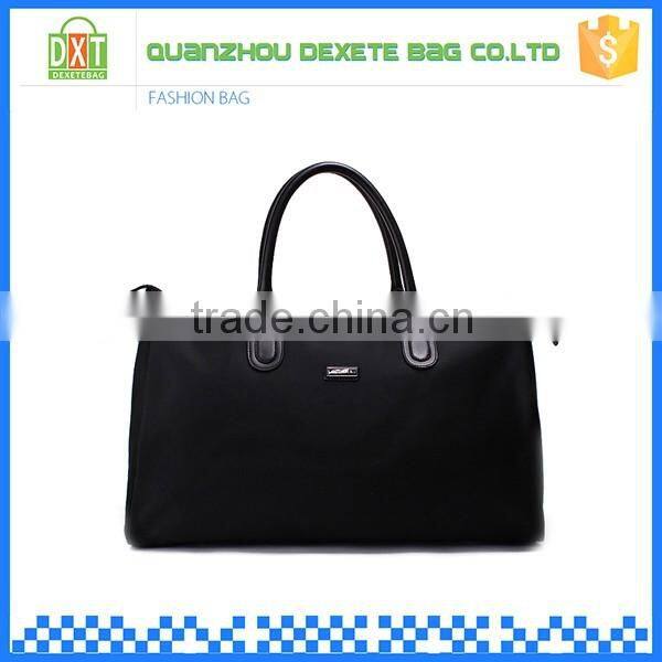 Outdoor waterproof black tote women ripstop nylon duffel bag