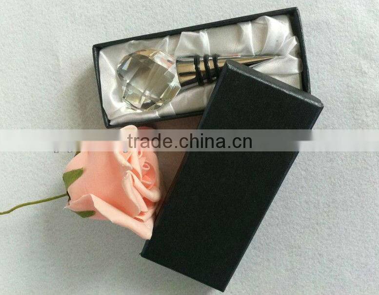 Fancy Factory Wholesale Heart Shaped Crystal Wine Stopper COz018
