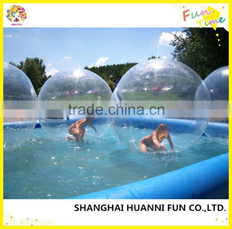 Funny kids play water toy TPU/PVC transparent inflatable water walking ball price,