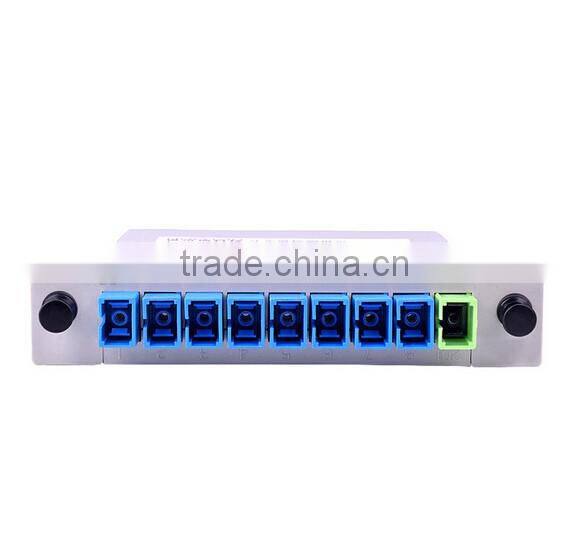 Hot china products wholesale 1x8 box card insertion plc splitter , optical in splitter , plc fibre splitter