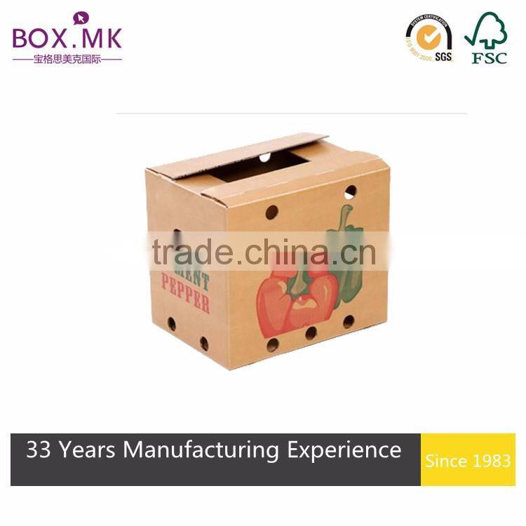 Free Sample Customized Promotional Hot Sell Vegetable Packaging Box Free Carton