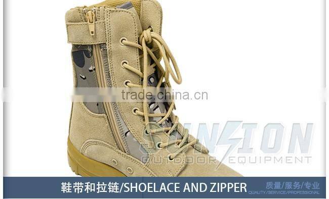 Super Lightweight Tactical waterproof cowhide leather Desert Boots