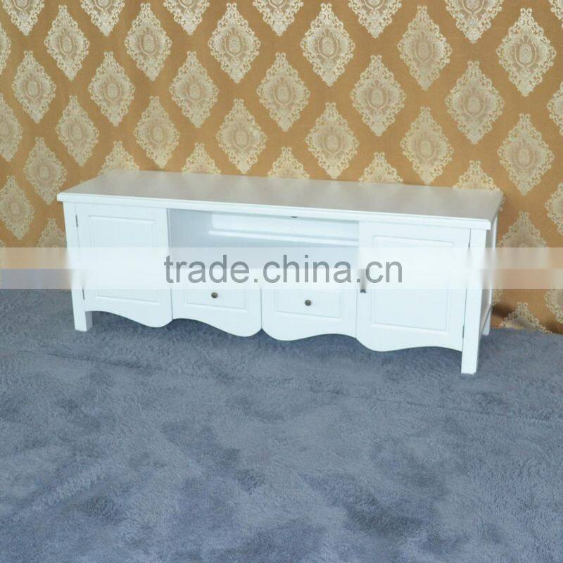 French style antique wood tv stand