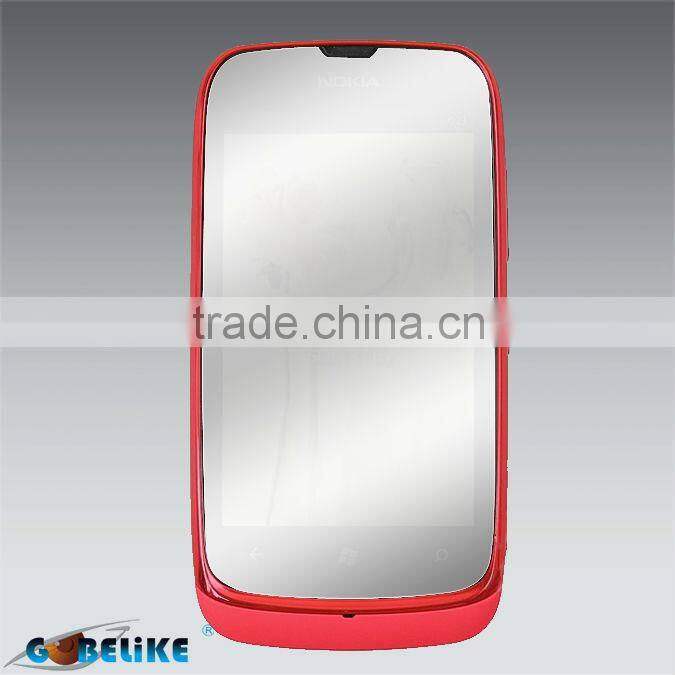 Anti-finger mirror screen protector screen guard for Nokia Lumia 610 mobile phone screen protector film