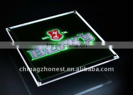acrylic crystall led light box displays