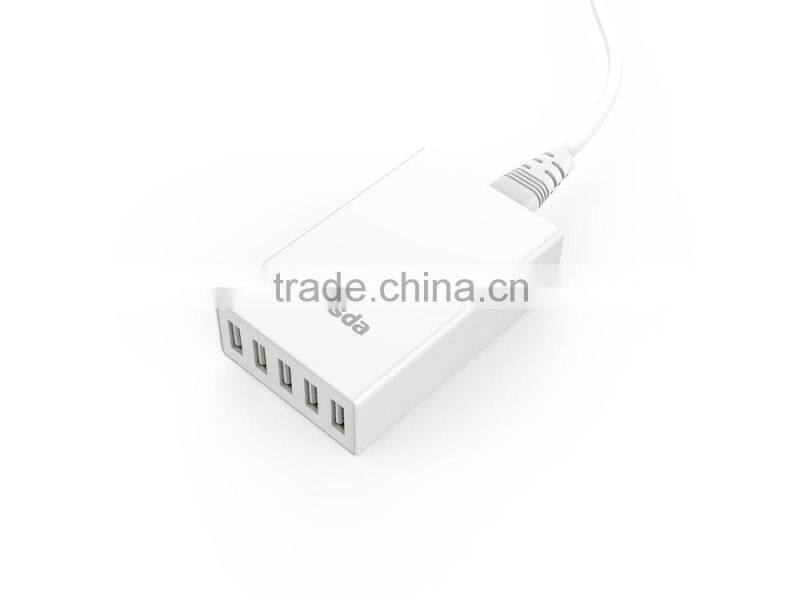 CE,ROHS,FCC Approved usb charger ODM/OEM quick delivery (E230541) PSE 5-PORT USB Charger with Smart IC