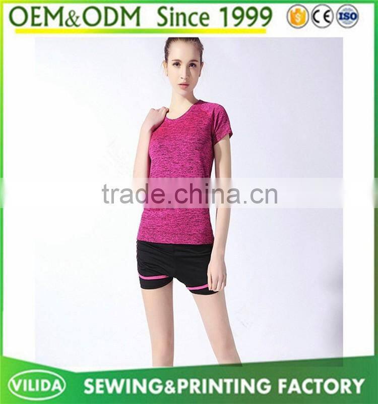 2016 sportswear training jogging suit and women running wear