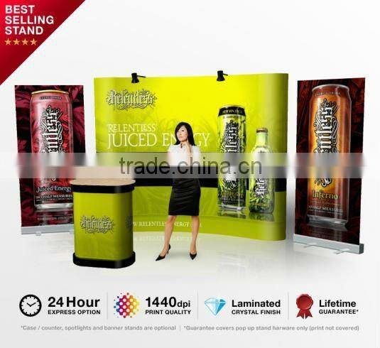 Metal material pop up exhibition stand(3*3 / 3*4)