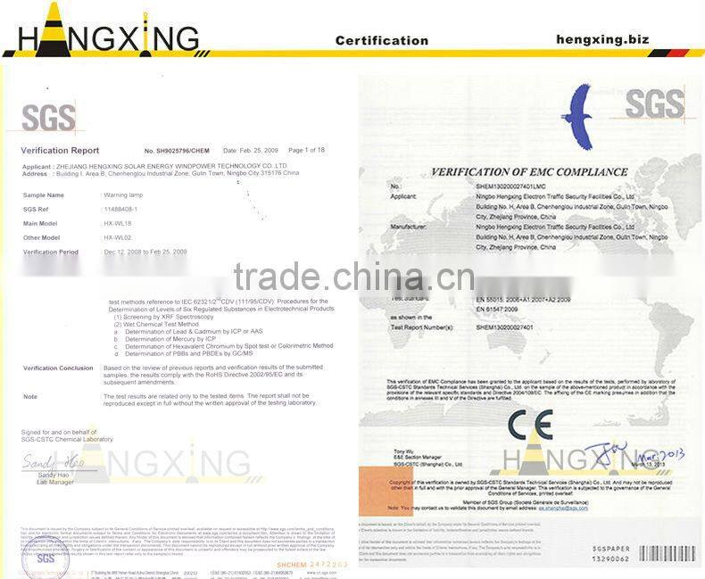 WL02A constant flashing road block lamps