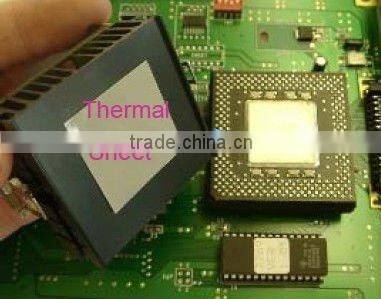 Silicone Sheet,Two-Side Tacky,High Thermal Conductivity,for LED/CPU/Machinery Filling, Shock Reduction and Heat Sink Purpose