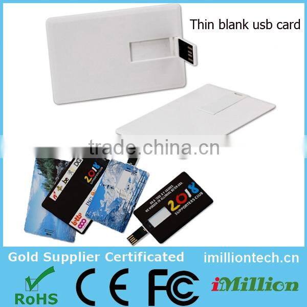 Christmas Promotional Credit card usb stick 8GB key