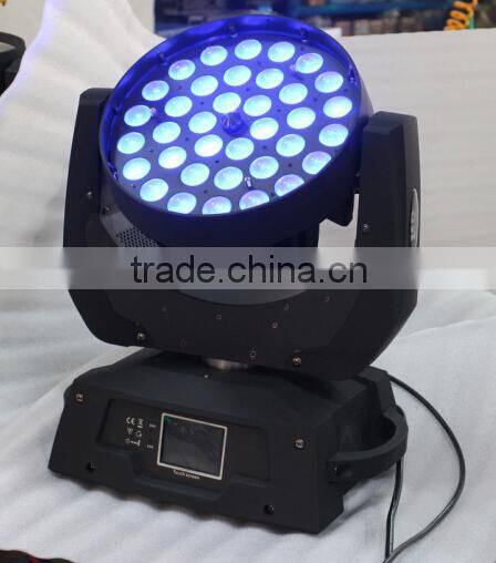 High Qulity 36*15w Led Moving Head With Zoom Disco Lighting Wash Beam Led Moving Head Lights