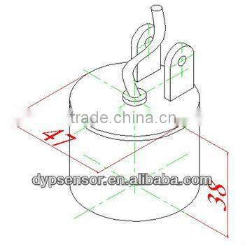 High Frequency 200KHz Active Ultrasonic Transducer for Fish Finder200KHz Ultrasonic Sensor for Distance Measurement in Water