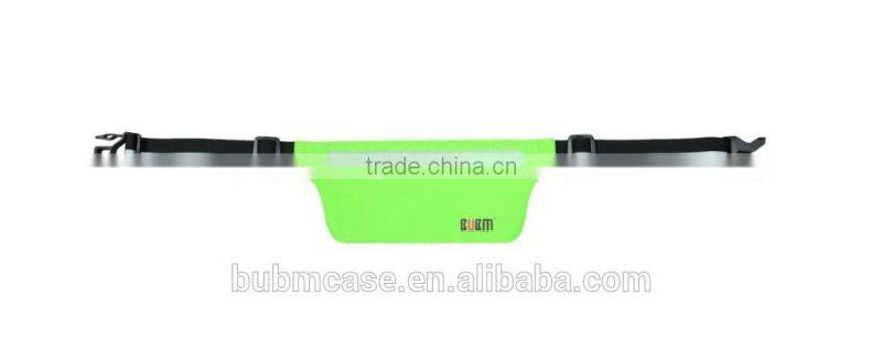 Green Fashionable BUBM Outdoor Sport Waist Bag Shenzhen Resilient Wholesale Waterproof and Breathable Running Waist Bags