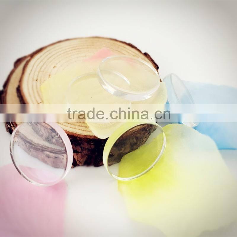 Round Flatback Transparent clear glass cabochons beads!! Loose cabochons