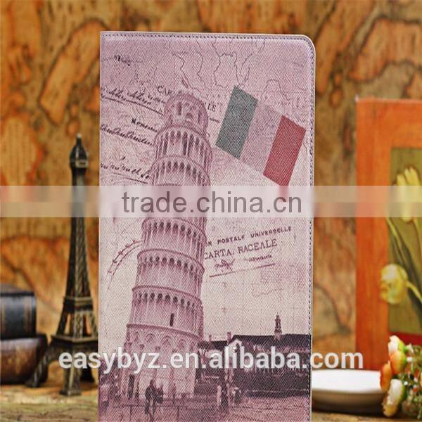 Hot in for ipad 5 / air retro scenic spots stand holster Tablet Case protective shell