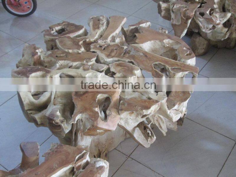 Teak Root Coffee Table Round Shape