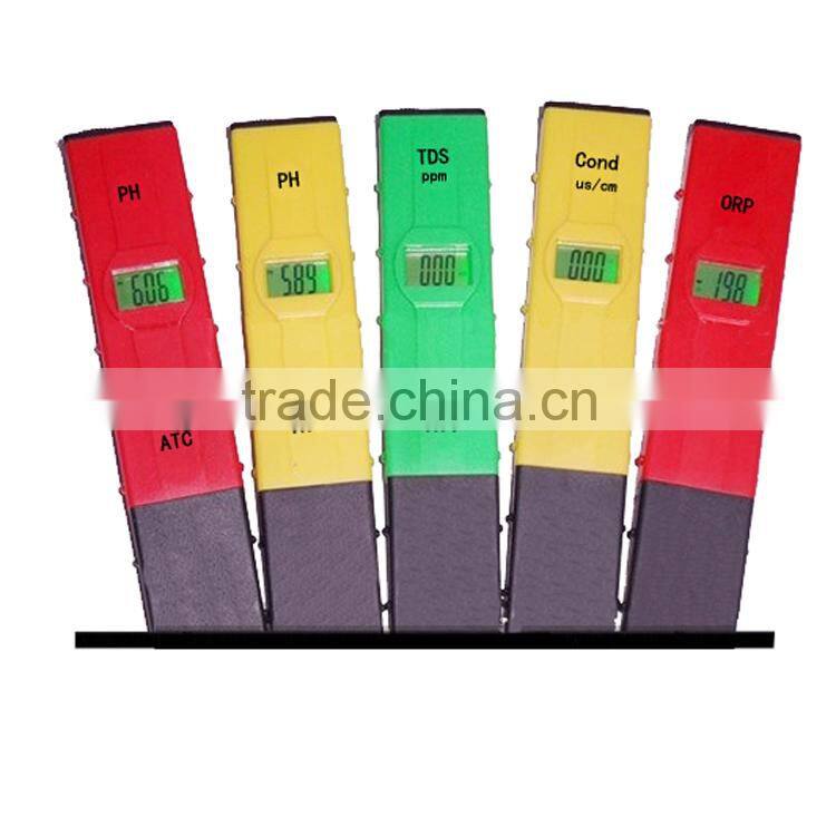 2016 high quality Pocket-size water ph meter back light