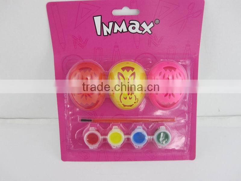 Customed kids DIY egg paint set