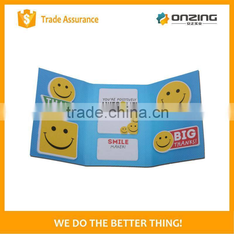 Top quality hard paper cover sticky note set