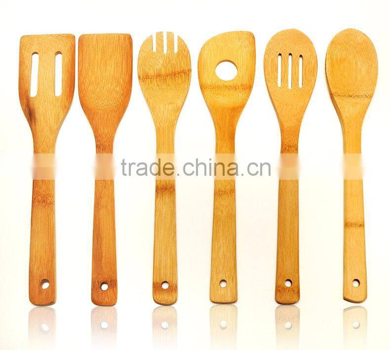 SP206 Totally Bamboo 6 Pieces Utensils Set, Spatulas Kitchen Utensil Set