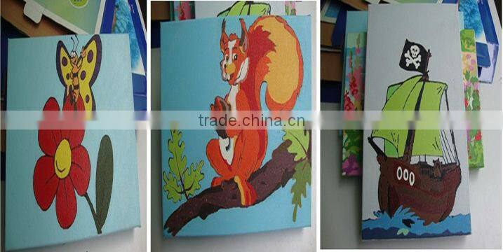 Modern tin painting by number for wall decoration