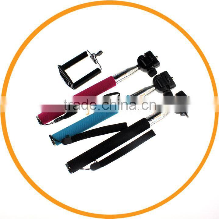Z07-1+L ( U clip 5.5-8.5cm) Mobile Phone Monopod for Note 3 S5 S4 S3, 5G 5C 5S from dailyetech