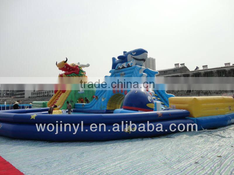 Summer popular inflatable round plastic pool/inflatable round pools plastic