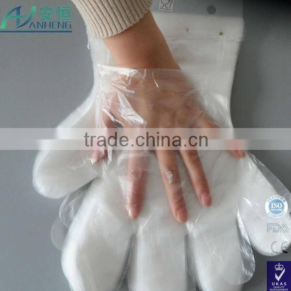 Anheng Medical gloves,Disposable medical gloves, PE film gloves 1 bag (100)