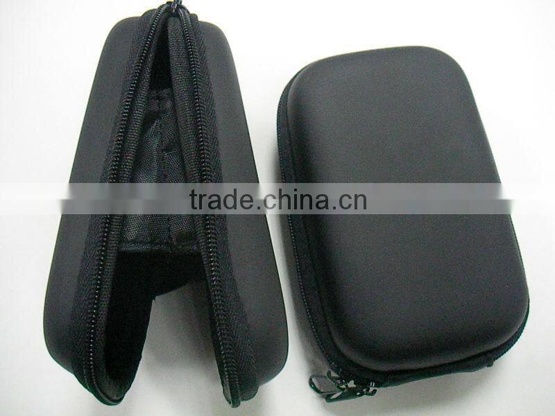 GC----4.5inch fashion PU fabric hard shell molded eva waterproof camera case