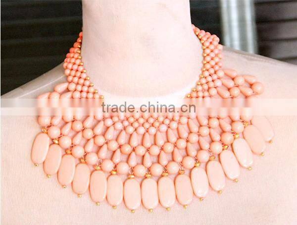 Bohemia Resin Vintage Choker Collar Pendant Statement Necklace Women Necklaces & Pendants Fashion Necklaces for Women 2014