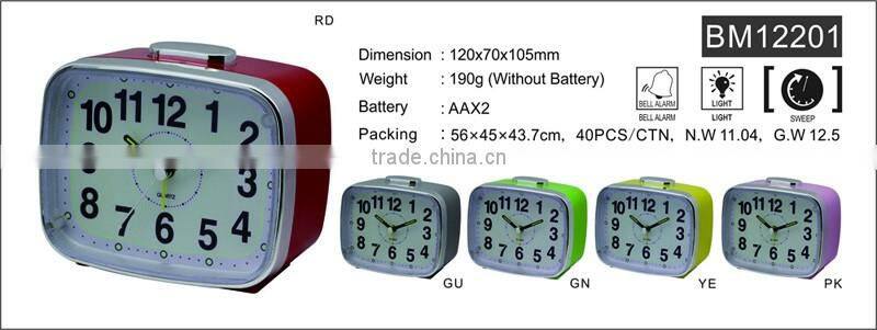 BM12503 pretty table alarm clock