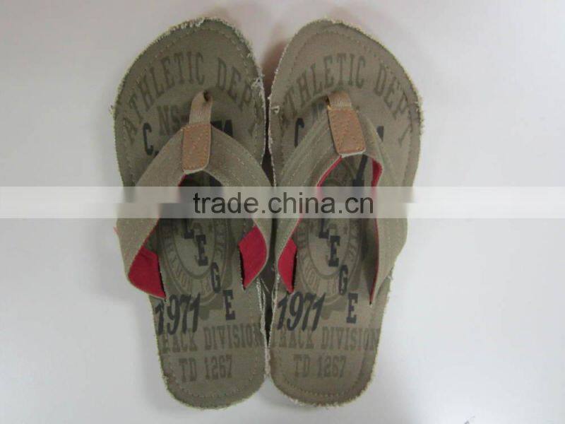 latest men rough canvas summer beach walking slippers
