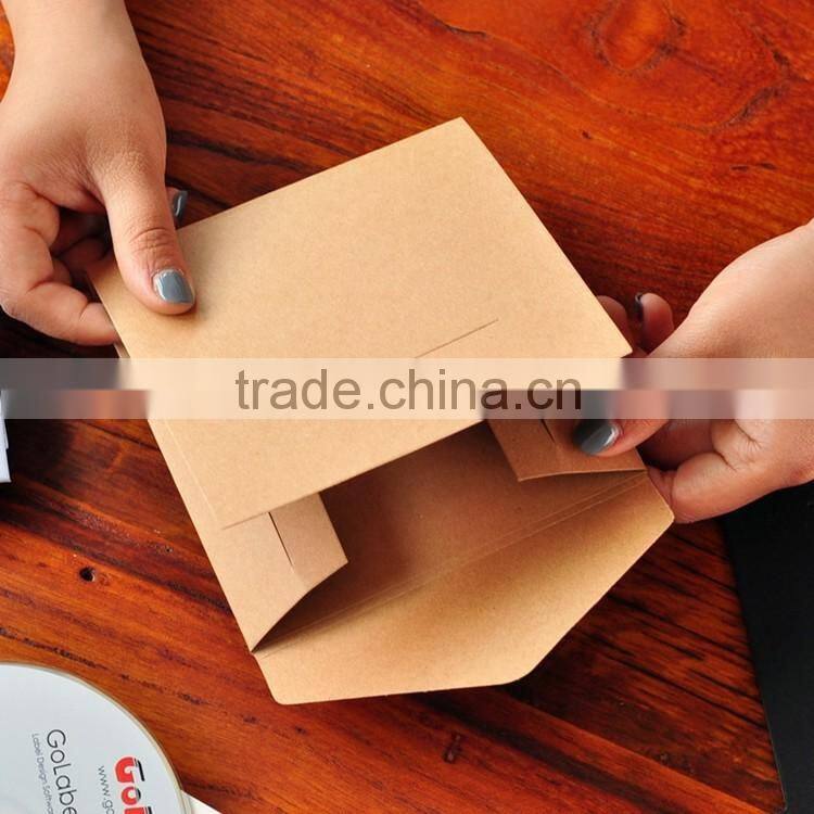 Different material reycled special thick paper envelope CD bag