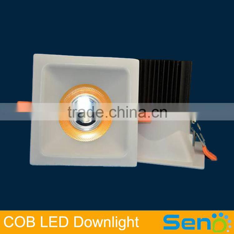 4'' Square led ceiling downlight 15W/20W/30W/35W High CRI>80 90 led down lamp