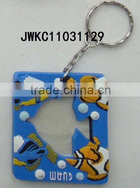 2014 BEST SELLING Fashion Design mini football photo frame keychain