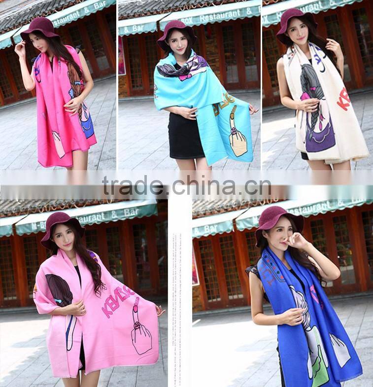 2016 Fashionable Pashmina Shawl and Cashmere Scarf Nepal for Women Lady